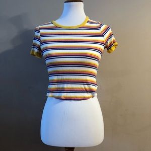 Striped Ringer Tee